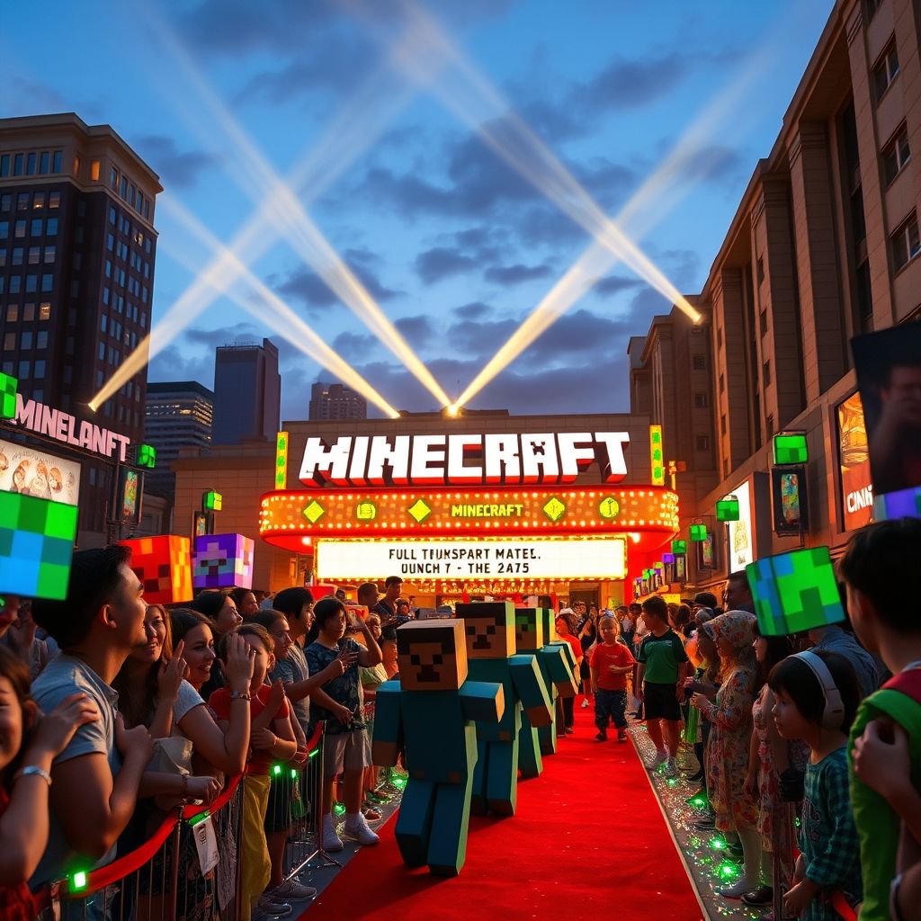 การเปิดตัวภาพยนตร์ Minecraft